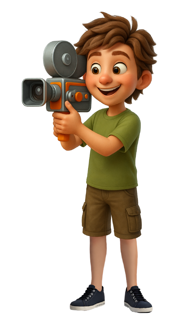 3D Character with Camera